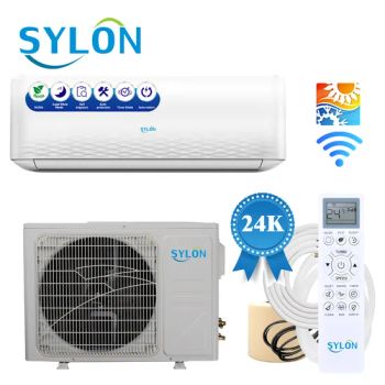 24000BTU Steady Cycle Mini Split Type Air Conditioner with Dual Temp Self-Cleaning Feature and Free Spare Parts to Shipping for Market Sale - Foshan Sylon Electrical Appliances Co., Ltd. - China