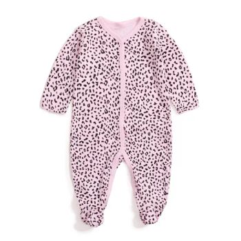 Custom Print Pattern Baby Girl Newborn Toddler One Piece Rompers OEM Acceptable Baby Jumpsuits Long Sleeves Toddler - Goldely Garment Import and Export Inc. - China