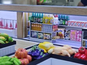 Unique Miniature Supermarket Model Sculpture, Hand-Made Office Investment Decor - Henghui 3d Digital Co., Ltd - China