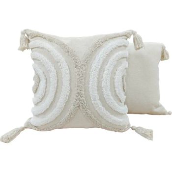 Cotton Bohemian Ins Style Cushion Sofa Living Room Pillowcase Headboard Backrest Bay Window Tassel Cushion Cover Tufting Cushions - NINGBO JHF TEXTILE CO., LTD. - China