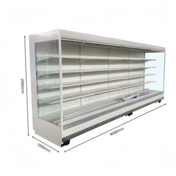 4000mm Factory Commercial Multi Deck Open Display Frozen Fast Cooler Chiller Refrigerator - Guangzhou Guangmeishun Kitchen Equipment Co., Ltd. - China