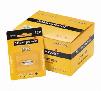 Ultra Digital Alkaline Battery 12V 23A A23 Primary Dry Cell Battery for Light Meter - Microcell International Battery Co., Ltd. - China