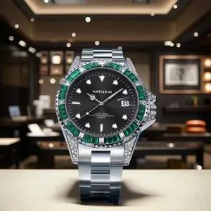 Sapphire Mirror Men's Watch - 3ATM Waterproof Stainless Steel Luxury Custom Logo Quartz Clock - Heifei Yue Ting Shan Lian Technology Co., Ltd - China