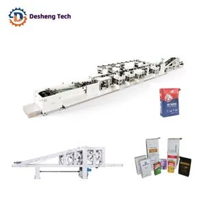 Cement and Dry Mortar Paper Sack Making Machine Lines 4 MOQ 1 Set Speed High Layer Double Voltage 380V Trademark DeSheng - Enping Desheng Intelligent Technology Co., Ltd - China
