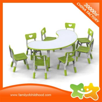 New Design Plywood Material Kindergarten Table and Chairs Set Educational Kids Furniture - Guangdong Family of Childhood Industrial Co., Ltd. - China