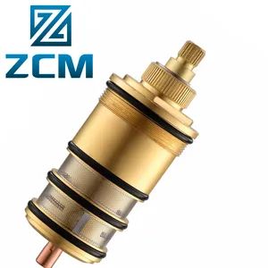 Small Batch Quantity Custom Manufacturing CNC Machining Brush/Satin/Electroplated Brass Shower Faucet Mixer Thermostatic Cartridges for Kitchen/Bathroom Parts - Qingdao ShengHong Rubber and Plastic Co., Ltd - China