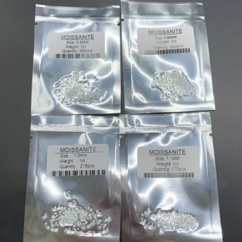 Factory Direct 1mm 3mm White Round Moissanite Loose Gemstones Brilliant Cut - Wuzhou Changzhou Fengzuan Jewelry Shop - China