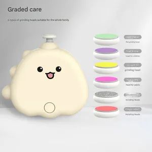 New Cartoon Design Portable Electric Baby Nail Cutter Clippers Baby Nail Trimmer Set with 6PCS Grinding Heads - HANGZHOU WEIZE IMP & EXP CO., LTD. - China