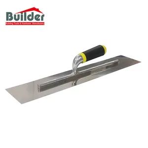 18" X4" Carbon Steel Finishing Tools Square End Plastering Trowel for Concrete Finisher - Zhangzhou Builder Hardware Co., Ltd. - China