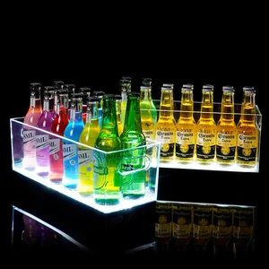 24 Bottles LED Plastic Ice Bucket for Promotional Model NO. 2 Trademark Goude Origin Zhejiang Material Plastic Specification - Tongxiang Goude Co., Ltd. - China