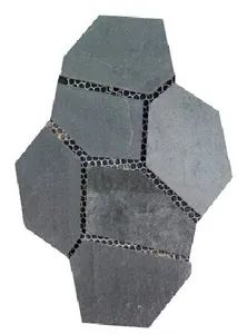 Paving Slate, Slate Slab, Slate Stone, Footpath Slate, Zxb08 630*400*10-20mm - Chongqing Weichangxiang Building Material Co.,Ltd. - China
