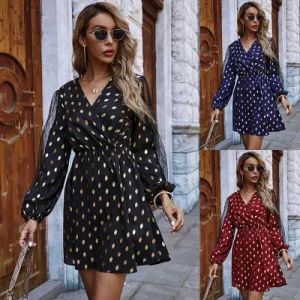 Wholesale Women/Ladies/Girl Fashion Party Dresses Long Sleeve Sexy Maxi Dresses Casual Dresses for Women - Xiamen Crownway Apparel Co., Ltd. - China