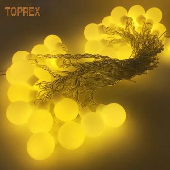 Toprex Decoration LED Lights 17mm Ball String Light Christmas Holiday Wedding Garden Party Fairy Lights - Shenzhen Toprex Festival Decoration Co., Ltd. - China