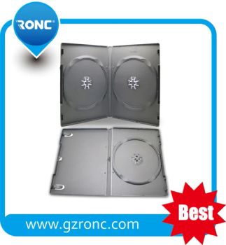 191*135*9mm Double Slim Tindy Black CD DVD Cases - GuangZhou Ronc Electronic Technology co.,LTD - China