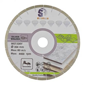Segmented Silver Brazed Diamond Saw Blade Cutting Disc for Ceramic Tile Marble Porcelain Dekton - Zhenjiang Suran Tools Co., Ltd. - China