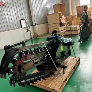 Excavator Mounted Trencher for Civil Engineering Origin China Trademark PAB Color Customized Speed 150-500m/h Certification CE - Jinan Shansong Construction Machinery Co., Ltd. - China