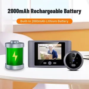 Wireless Digital Doorbell System with Peepholes Camera Home Security Video & Photo Record Door Phones for House Use - Zhongshan Sunhigh Electronic Product Manufacture Co., Ltd. - China