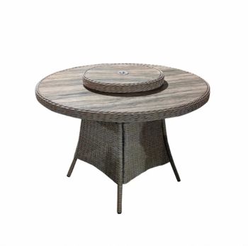 Modern Design Rattan Woven Furniture Round Indoor and Outdoor Dining Tables - Ningbo Hoping Import and Export Co., Ltd. - China
