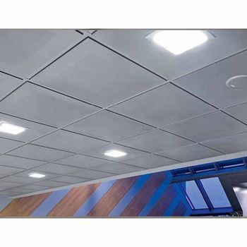Metal False Ceiling Services Color Grey Thickness 0.5 mm Dimensions 50x25 mm Type Concealed Grid Surface Treatment - Raj Engineering - India