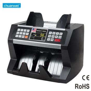 Financial Equipment Bill Counters Money Counter Banknote Counter Cash Counting Machine Currency Counters Money Detector Bill Counting Machine - Zhejiang Chuanwei Electronic Technology Co., Ltd. - China