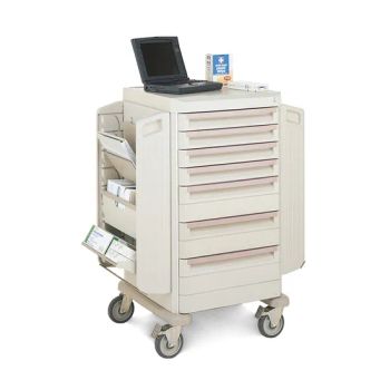 Securing Data and Medications Rx Medication Carts Computer Carts with Locking Wheels - Guangdong Hongye Furniture Group Co., Ltd - China