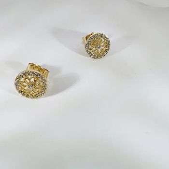 New Arrival Earrings Handmade Snowflake Zircon Stone Stud Earrings for Women - YU JING JEWELRY CO., LTD. - China