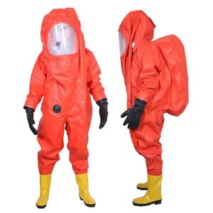 Heavy-Duty Chemical Protective Clothing/ Chemical Protective Clothing/ Chemical Protective Suit - Dongtai Huahai Firefighting Equipment - China
