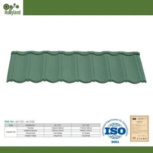Slate Style for Enhanced Roof Durability Stone Coated Steel Roofing Tiles - Hebei Hollyland Co., Ltd. - China