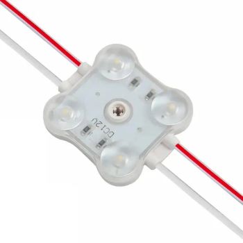 Waterproof DC 12V LED Module SMD 2835 with Injection 4 Lens White LED Module for Advertising Light Box - Shenzhen Qing Chen Light Technology Limited - China
