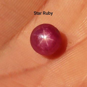Natural Unheated Star Ruby Weight 2.68 Carat Heat Treatment Unheated Asterism Six-rayed Star - Ravera Enterprises - India