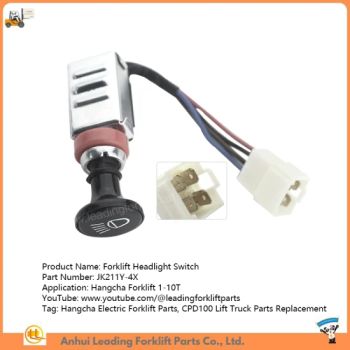 Hangcha Electric Forklift Parts Lift Truck Replacement Headlight Switch for Forklift 1-10t - Anhui Leading Forklift Parts Co., Ltd. - China