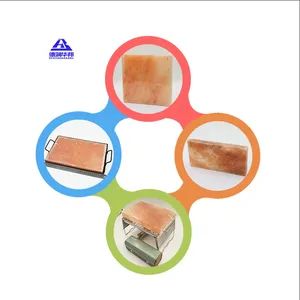 Pink Salt Bricks Himalayan Salt Wall Tiles Floor Tiles Countertops Create a Natural Rustic Style - Shijiazhuang Huabang Mineral Products Co., Ltd. - China