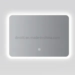 IP44 Hotel/Home Fogproof Bathroom Waterproof Wash Basin 220V/110V Intelligent Bath LED Illuminated Glass Makeup Mirror with Touch Sensor/Bluetooth CE ETL - NINGBO DINOLIT OPTOELECTRONICS TECHNOLOGY CO. LTD - China