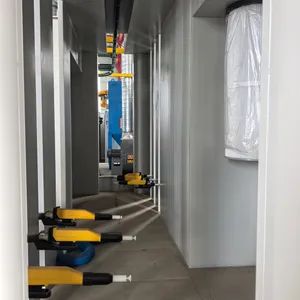 Eco Friendly Sustainable Manufacturing Solution with Energy Efficient Fans and HEPA Filters Powder Coating Booth - Dezhou Xincheng Shengshi Coating Equipment Co., Ltd. - China