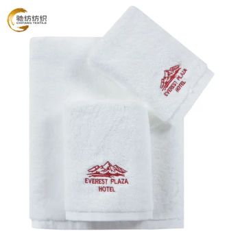 High Quality Cotton Fabric Towel Hotel Cotton 100% Cotton Embroidery Logo Face Towels Hand Towels - Qingdao Chifang Textile and Industry Co., Ltd. - China