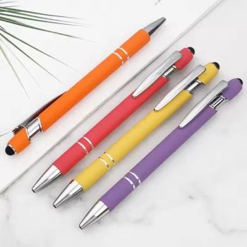 Printed Customized Ballpoint Pen Print Cheapest Stylus Ball Point Metal Pen Wholesale Manufacture - Nanchang Qunpeng Technology Development Co., Ltd. - China