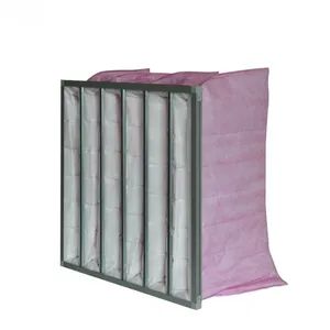 Commercial Merv 11 Synthetic Pocket Air Filter Replacement 6 Iayers Bag Filter HVAC Air Filters - Foshan Shunde Kinglei Environment & Technology Co., Ltd. - China