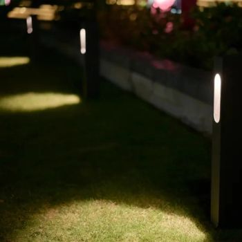 Lights Modern LED Lawn Patio Umbrella Pole Solor Butterflies Christmas Flowers Decoration Solar Garden Outdoor Waterproof Post Pil - Foshan Hanse Industrial Co., Ltd. - China
