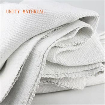 Thermal Insulation Refractory Material Ceramic Fiber Cloth Reinforced with Fiberglass with Ss Wire - ZIBO UNITY NEW MATERIAL CO., LTD. - China