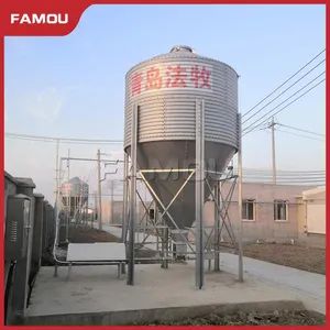 Heavy-Duty Galvanized Steel Grain Storage Silo for Livestock Feed - Qingdao Famou Machinery Co., Ltd. - China
