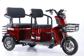 Electric Trike, Vehicle, Bicycle, Motorbike, Rickshaw, Closed Passenger and Cargo Tricycle, Three Wheel Motorcycle with Two Seats - CHONGQING BORIS EXP. & IMP. CO., LTD. - China