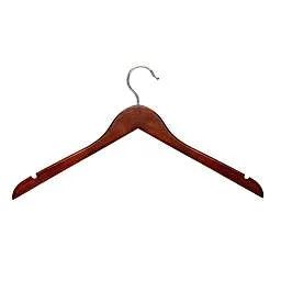 Wood Shirt Hangers in Brown OEM Yes MOQ 1000 Trademark FD Origin Jiangsu Model NO. NF8023 HS Code 44211000 Certification - Suzhou Fairy Daily Products Co., Ltd. - China
