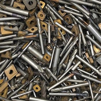 Mixed Tungsten Carbide Scrap Including Inserts Rods Drills and Cutting Tools for Recycling - S-SQUAD - France