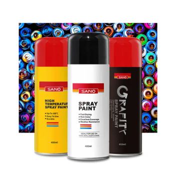 Sanvo Spray Paint Graffiti High Gloss Multi-Purpose Acrylic Spray Paints - Guangdong Sanvo Holdings Co.,Limited - China
