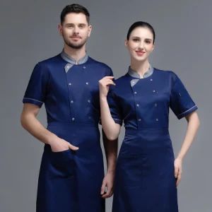 Premium Customizable Restaurant Workwear Chef Uniforms Usage Body Gender Unisex Model NO. CCU-12 Color Multi-color Accessories - Nc Isa Industry and Trade Company - China