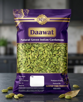 Whole Green Cardamom Form Whole Delivery Form Other Freshness Level Dried, Fresh Features Organic, Vegetarian, Without Additives, Without Flavor Enhancers - Kashyap Food Products - India