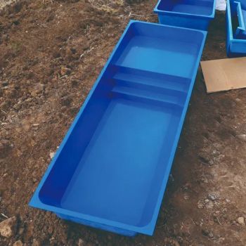 Custom Large Family Home Villa Outdoor FRP Composite Prefab Fiberglass Swim SPA 4m 6m 8m Inground Swimming Pool - Zaoqiang Longtime Frp Product Co., Ltd. - China