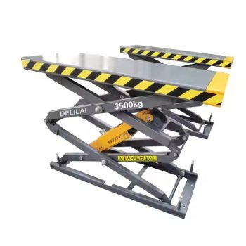 3500kg Scissor Type Hydraulic in-Ground Scissors Car Lift with Lifting Height 1200mm - Yantai Delilai Autocare Equipment Manufacturing Co., Ltd. - China