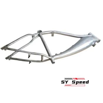 26 Inch Beach Cruiser Bicycle Frame with Brushed Aluminum 2 4L Gas Tank - Jinan Shiyuespeed Auto Parts Co. Ltd - China