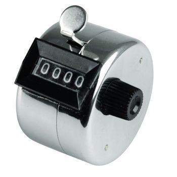 Hand Tally - Jaap Counter, For Industrial Weight 65 gm Shape Circular Mechanism Electronic Size 5.1 x 4.7 x 4.1 cm Brand Prestige - Prestige Agencies - India